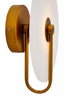 Hamilton Interiors Lighting Waldorf White Marble Wall Light with Gold Accent House of Isabella UK