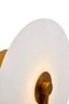 Hamilton Interiors Lighting Waldorf White Marble Wall Light with Gold Accent House of Isabella UK