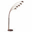 Hamilton Interiors Lighting Zeus 5 Arced Lights Floor lamp with EU Plug House of Isabella UK