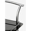 Hamilton Interiors Living Adam Black Tempered Glass Serving Trolley House of Isabella UK