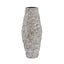 Hamilton Interiors Living Akola Small Silver Textured Metal Vase House of Isabella UK