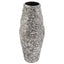 Hamilton Interiors Living Akola Small Silver Textured Metal Vase House of Isabella UK