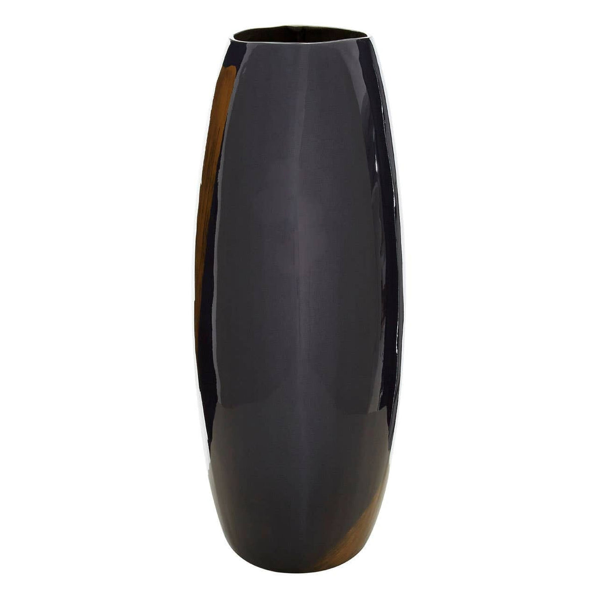 Hamilton Interiors Living Alma Blue And Gold Large Vase House of Isabella UK