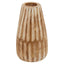 Hamilton Interiors Living Arlo Large Wooden Engraved Vase House of Isabella UK