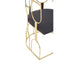 Hamilton Interiors Living Azalea Black Dining Chair with Gold Frame House of Isabella UK