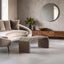 Hamilton Interiors Living Bambusa Bamboo Inlay Curved Coffee Table House of Isabella UK
