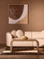 Hamilton Interiors Living Bambusa Bamboo Inlay Curved Coffee Table House of Isabella UK