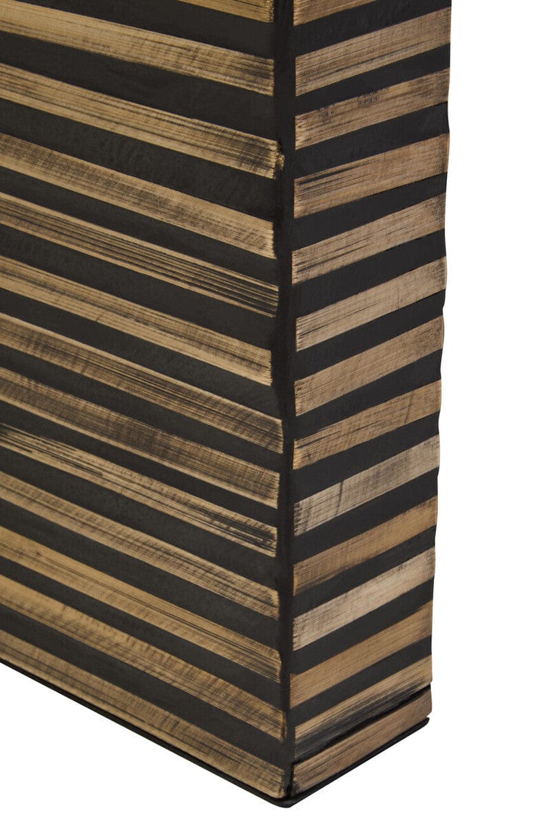 Hamilton Interiors Living Bambusa Bamboo Inlay Curved Console Table House of Isabella UK