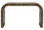 Hamilton Interiors Living Bambusa Bamboo Inlay Curved Console Table House of Isabella UK