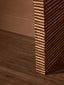 Hamilton Interiors Living Bambusa Bamboo Inlay Curved Console Table House of Isabella UK