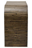 Hamilton Interiors Living Bambusa Bamboo Inlay Curved Console Table House of Isabella UK