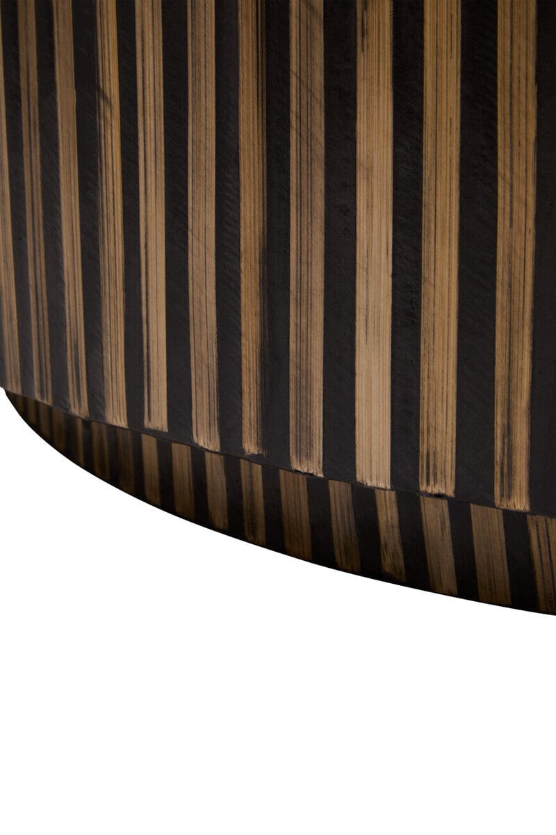 Hamilton Interiors Living Bambusa Bamboo Inlay Round Coffee Table House of Isabella UK