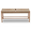 Hamilton Interiors Living Bandar Natural Rope and Beechwood Bench House of Isabella UK