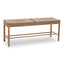 Hamilton Interiors Living Bandar Natural Rope and Beechwood Bench House of Isabella UK