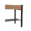 Hamilton Interiors Living Bandar Natural Rope and Black Wood Large Bench House of Isabella UK
