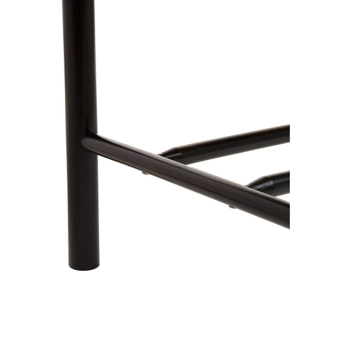 Hamilton Interiors Living Bandar Natural Rope and Black Wood Large Bench House of Isabella UK