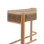Hamilton Interiors Living Bandar Natural Rope Weave Small Bench House of Isabella UK