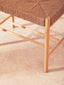 Hamilton Interiors Living Bandar Natural Rope Weave Small Bench House of Isabella UK