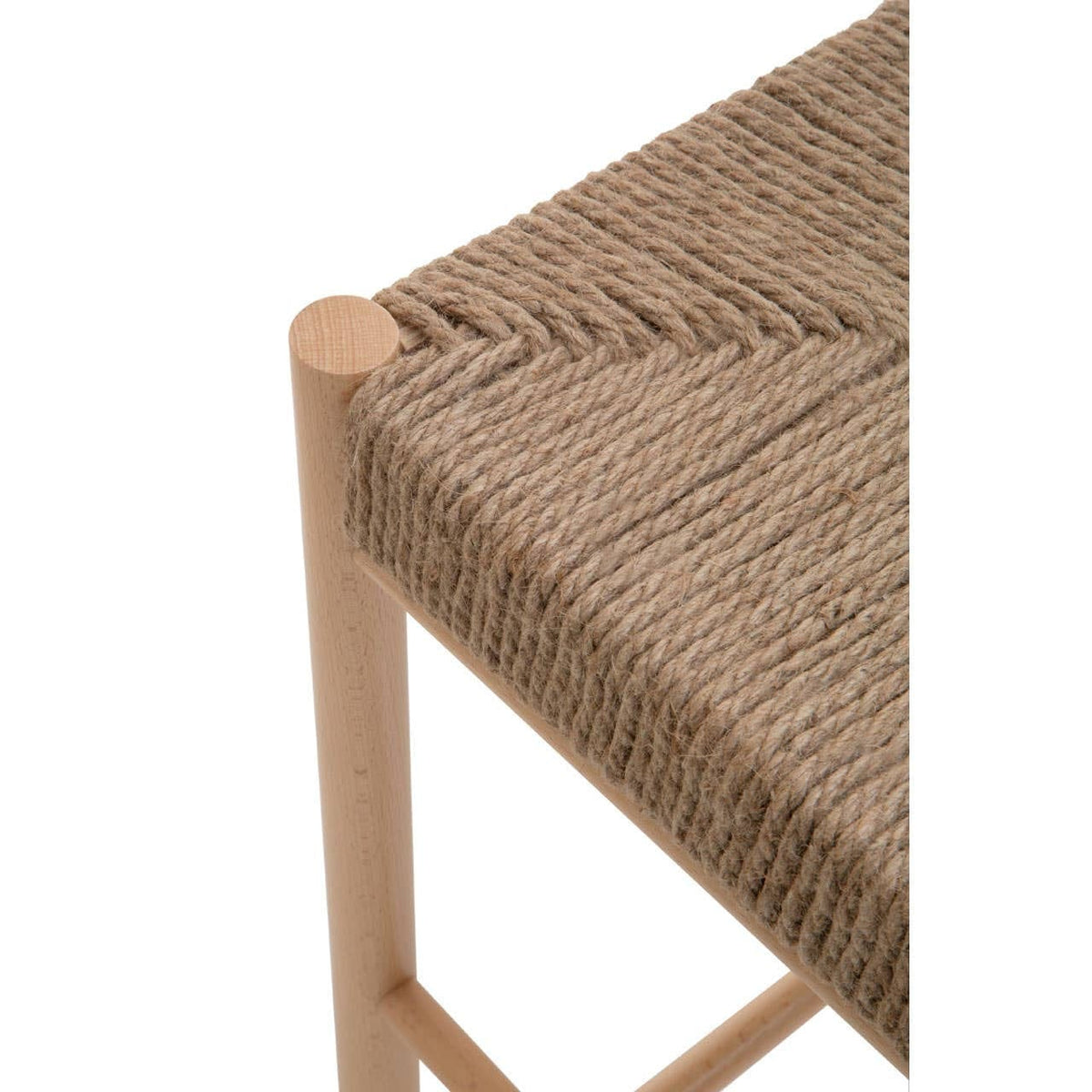 Hamilton Interiors Living Bandar Natural Rope Weave Small Bench House of Isabella UK