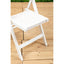 Hamilton Interiors Living Beauport White Wood Folding Chair House of Isabella UK
