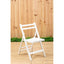 Hamilton Interiors Living Beauport White Wood Folding Chair House of Isabella UK