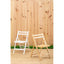 Hamilton Interiors Living Beauport White Wood Folding Chair House of Isabella UK