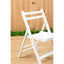 Hamilton Interiors Living Beauport White Wood Folding Chair House of Isabella UK