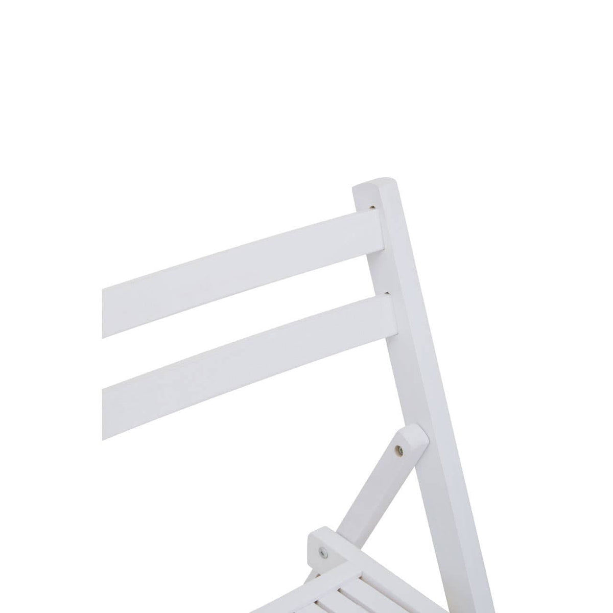 Hamilton Interiors Living Beauport White Wood Folding Chair House of Isabella UK