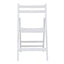 Hamilton Interiors Living Beauport White Wood Folding Chair House of Isabella UK