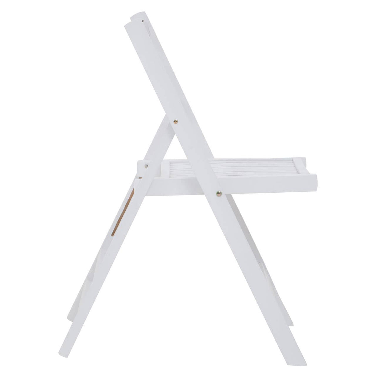 Hamilton Interiors Living Beauport White Wood Folding Chair House of Isabella UK