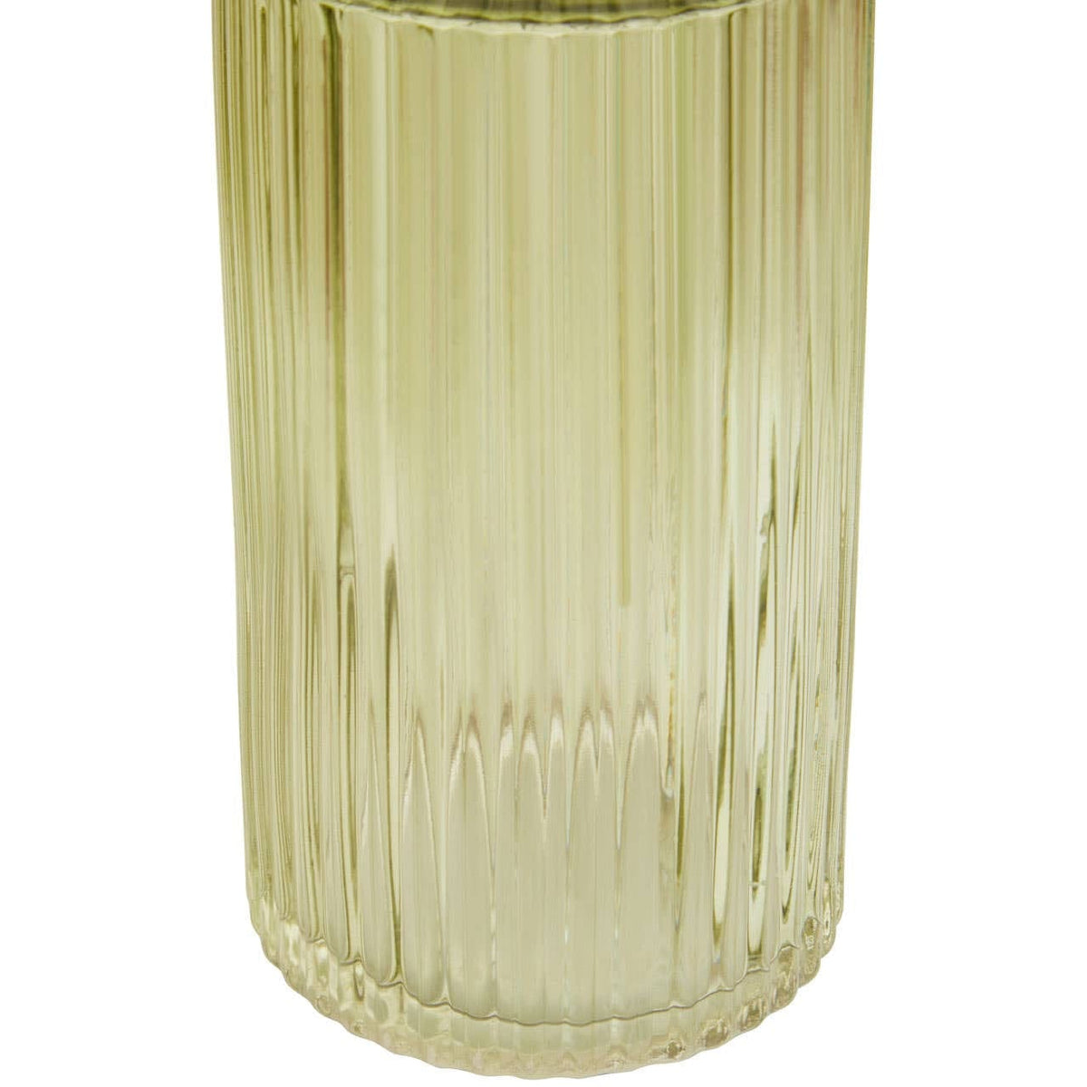 Hamilton Interiors Living Benka Large Green Glass Vase House of Isabella UK
