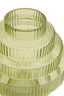 Hamilton Interiors Living Benka Large Green Ribbed Glass Vase House of Isabella UK