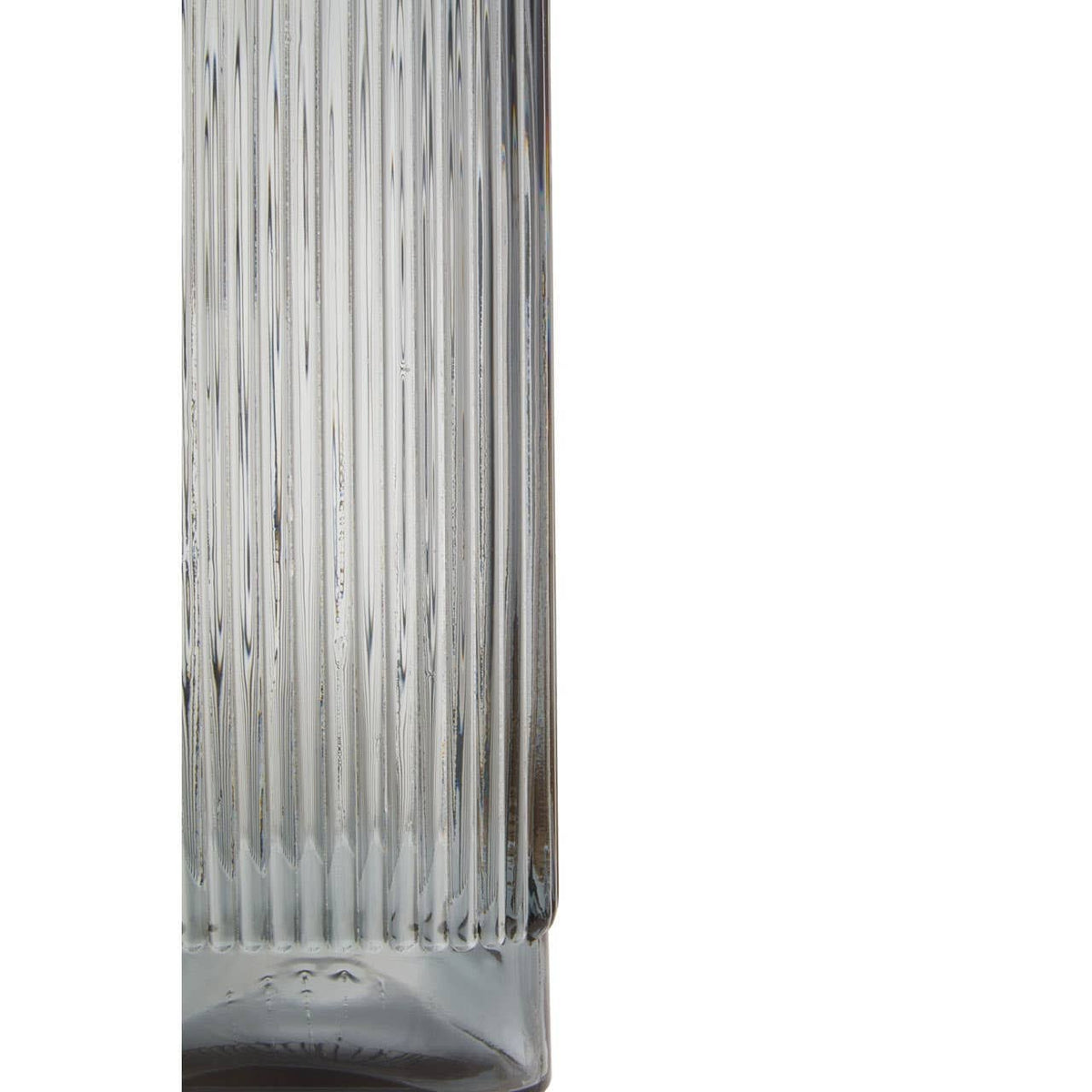 Hamilton Interiors Living Benka Small Grey Glass Vase House of Isabella UK