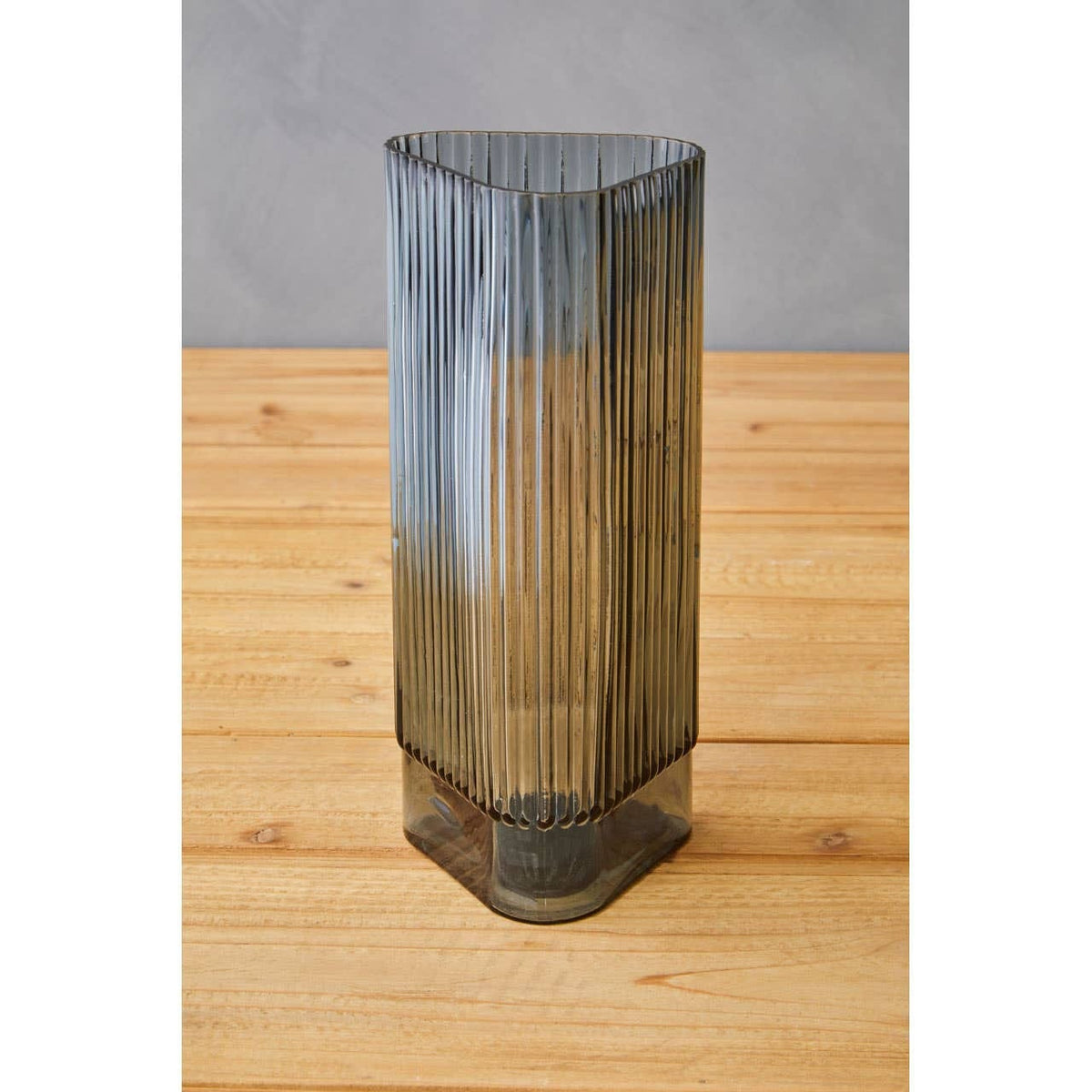 Hamilton Interiors Living Benka Small Grey Glass Vase House of Isabella UK