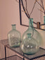 Hamilton Interiors Living Bexley Blue Small Bottle Neck Recycled Glass Vase House of Isabella UK