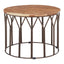 Hamilton Interiors Living Boho Acacia Wood Round Coffee Table House of Isabella UK