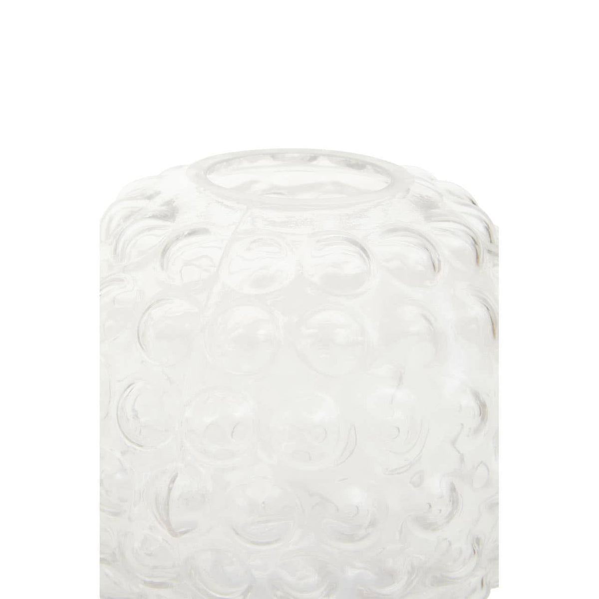 Hamilton Interiors Living Bolla Large Round Clear Glass Vase House of Isabella UK
