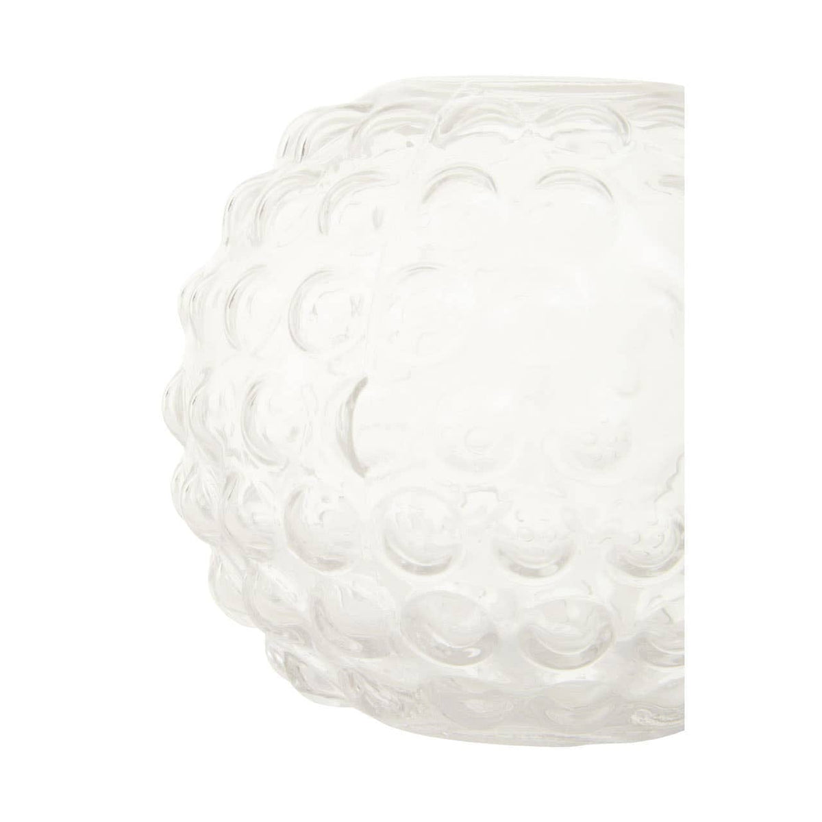 Hamilton Interiors Living Bolla Large Round Clear Glass Vase House of Isabella UK