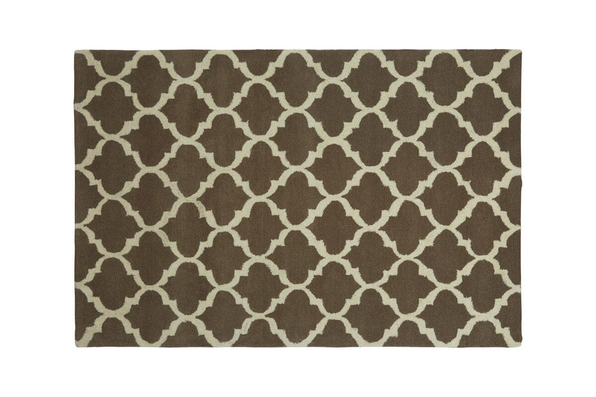 Hamilton Interiors Living Bosie Hampstead Brown and Natural Rug House of Isabella UK