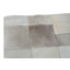 Hamilton Interiors Living Bosie Safira Small Grey Hair on Leather Patchwork Rug House of Isabella UK