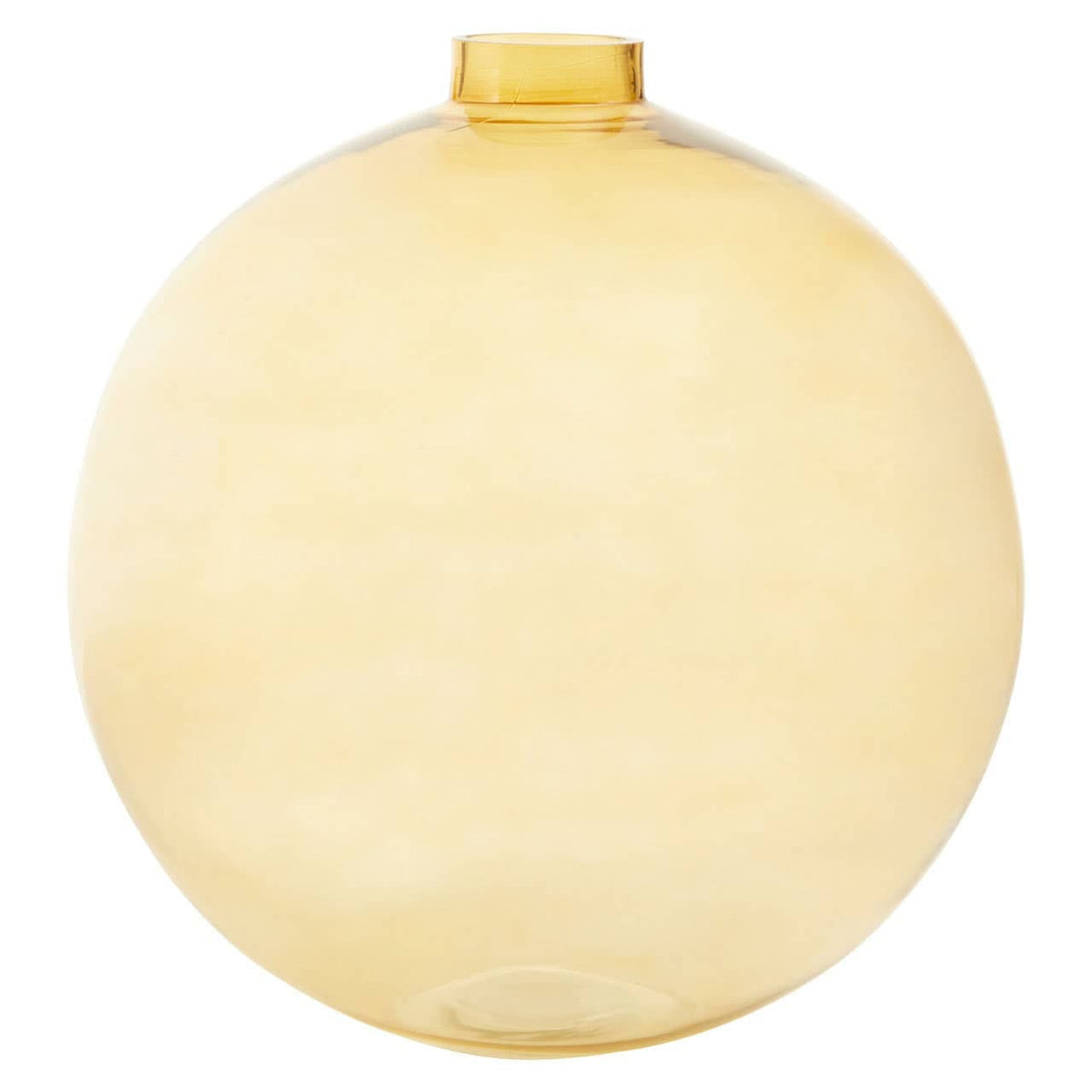 Hamilton Interiors Living Bree Amber Glass Vase House of Isabella UK