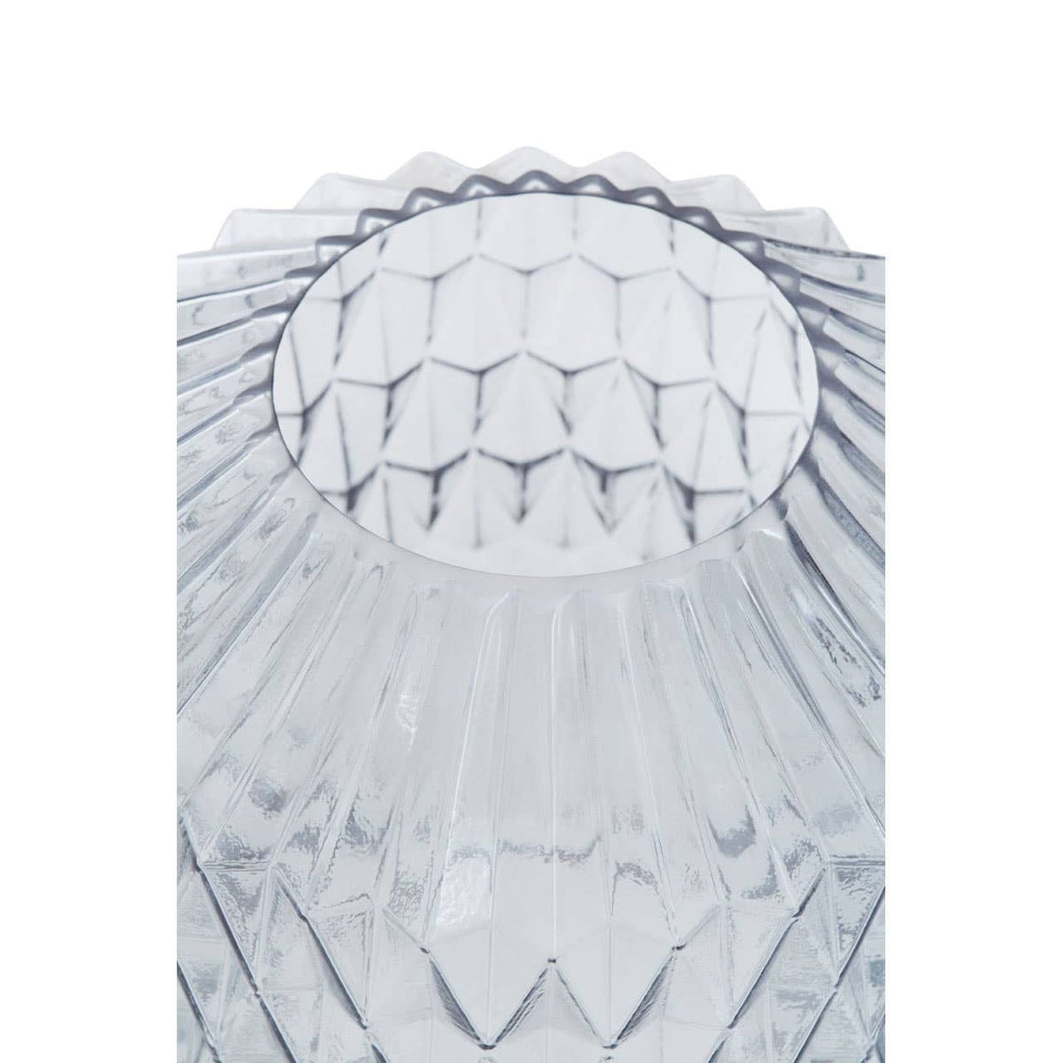 Hamilton Interiors Living Brice Large Grey Glass Vase House of Isabella UK
