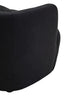 Hamilton Interiors Living Bruge Textured Black Curved Chair House of Isabella UK