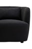 Hamilton Interiors Living Bruge Textured Black Curved Chair House of Isabella UK