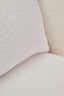 Hamilton Interiors Living Bruge Textured Cream Curved Chair House of Isabella UK