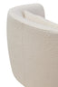 Hamilton Interiors Living Bruge Textured Cream Curved Chair House of Isabella UK