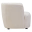 Hamilton Interiors Living Bruge Textured Cream Curved Chair House of Isabella UK