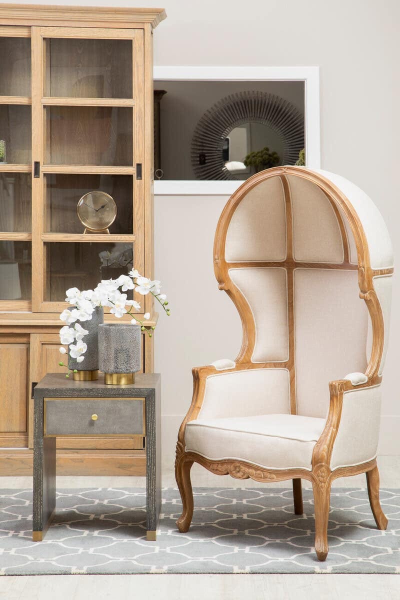 Hamilton Interiors Living Cabra Cream Dome Chair House of Isabella UK