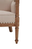 Hamilton Interiors Living Cabra Cream Fabric Armchair House of Isabella UK