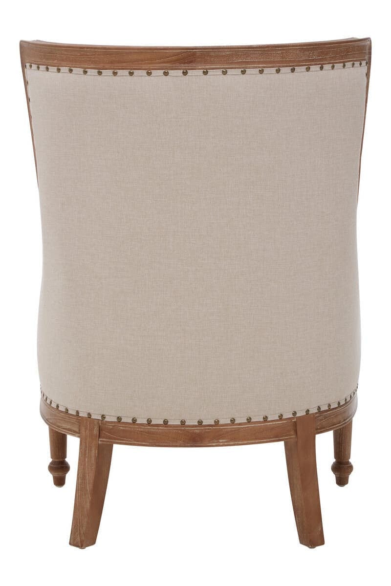 Hamilton Interiors Living Cabra Cream Fabric Armchair House of Isabella UK